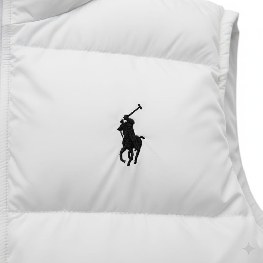Half Polos Jacket (White)