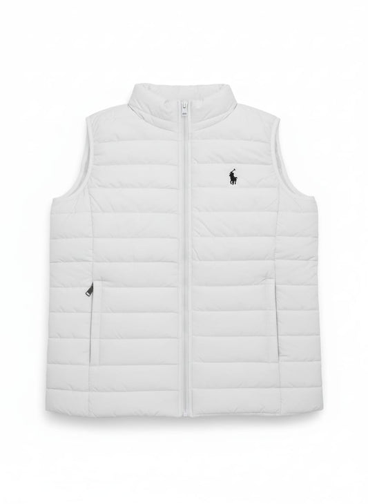 Half Polos Jacket (White)